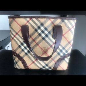 Authentic Burberry Novacheck Mini Tote Bag